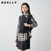 NEELLY纳俪商场同款冬季新款时尚保暖两件套衬衫针织马甲套装女N24104B04417 商品缩略图0
