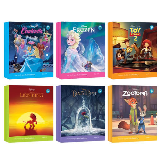 原版进口迪士尼少儿分级阅读Disney Kids Readers儿童经典动画故事绘本 商品图2