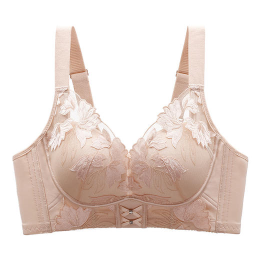 【轻奢性感❗️养护调整型文胸】智能温感杯，无痕月牙托置入连体养护双芯片！本命年大红类似内衣女无钢圈加厚上托聚拢薄款大胸显小新年 商品图6