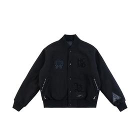 BK2024秋冬硬核思维石狮棒球夹克