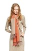 AVA 双色格纹流苏围巾 8082 商品缩略图0