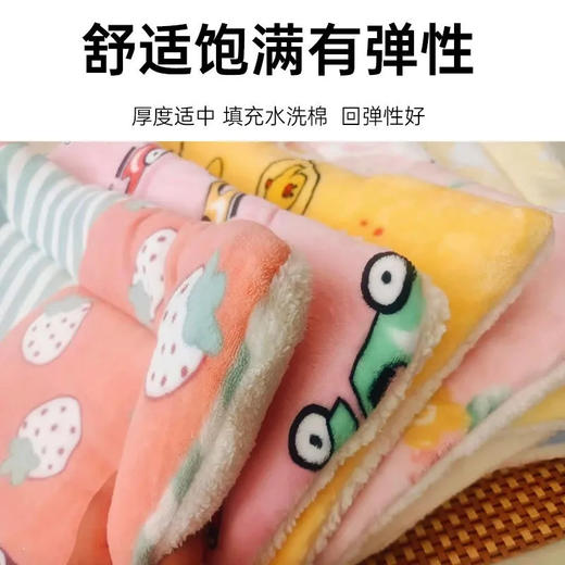 四季通用宠物窝猫窝保暖毛毯狗狗棉垫双面宠物空调垫子随机色/个 商品图1