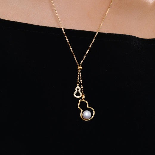 天然珍珠毛衣链项链 送首饰盒+证书+礼袋  A-5551   Manreya玛芮雅 商品图6