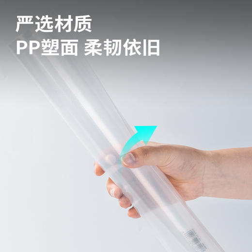 【JL】得力 8308AS斜纹文件袋(透明)一包10个 商品图2
