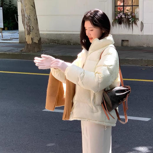 【仟梓赫 男女同款情侣立领面包棉服】♦️最大码可穿到200斤❗️冬日行走的小火炉🔥降温的日子就要陷在面包棉服里呀～  商品图3