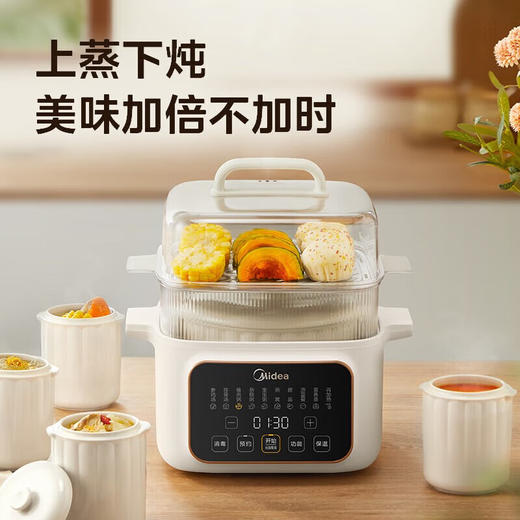 美的（Midea）电炖锅_DZC2501【一锅五胆+配蒸笼】 商品图0
