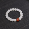 【宫里手串】鸿运当头 和田玉白玉手串9*10mm 商品缩略图0