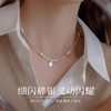 Winy925纯银碎银子珍珠笑脸项链轻奢小众高级感颈链首饰品送女友送闺蜜生日礼物 商品缩略图4