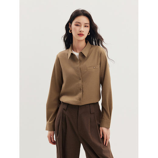 棉仓356604004-TR磨毛衬衫 商品图0