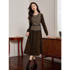 【专属特价】熙世界小香风套装女2025新款一整套秋冬穿搭波点马甲连衣裙两件套 商品缩略图3
