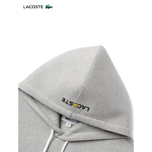 【海信嘉年华】LACOSTE法国鳄鱼×SMILEY联名男女同款秋冬笑脸潮流舒适连帽卫衣SH9276-98 商品图3