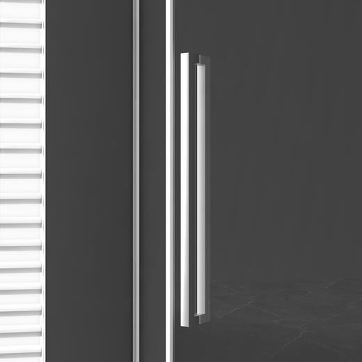 帝王洁具淋浴房干湿分离隔断家用整体洗澡间防水玻璃门钻石型SH914 商品图3