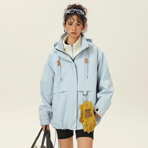 幸运鹿 黄亦玫同款平替OVERSIZE版型 男女同款山系三合一963518S 商品图4