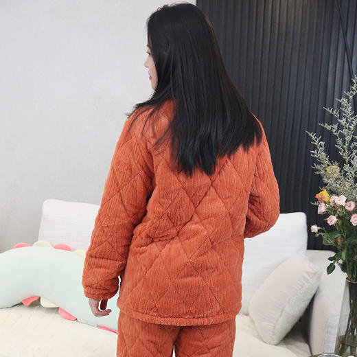 【169元1套】秋冬女士夹棉开衫家居服-2243237 商品图4