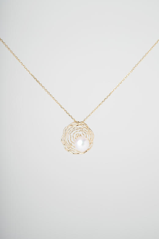 「年轮」Akoya珍珠14k金项链 商品图2