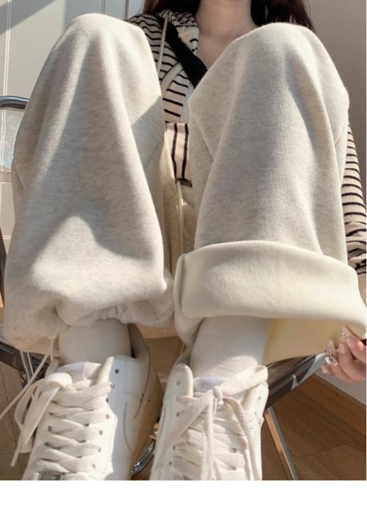 【阔腿/束腿宽松卫裤】两种穿法 柔软亲肤 垂坠显瘦 两种厚度适合不同气温 商品图0