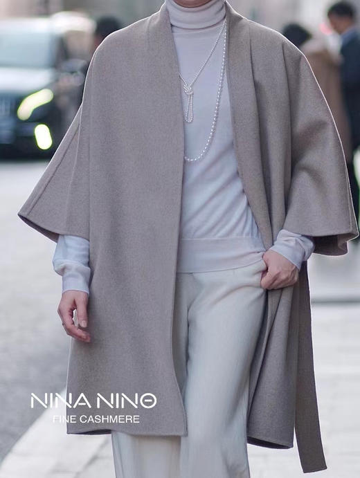 小开领手工大衣 商品图4