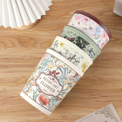 「轻奢质感！桌面MINI垃圾桶」车载垃圾桶汽车车用置物箱后排迷你家用复古纸篓收纳创意车上居家日用收纳整理 商品图3