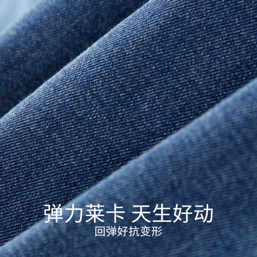 男童潮酷夹棉牛仔棉裤冬季新款安奈儿童装实体店同款XB446849 商品图3