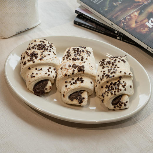 【冷冻面团】可可榛子可颂（冷冻）100g 商品图0