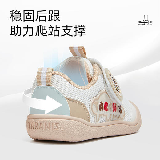 泰兰尼斯童鞋春季新款步前鞋男童婴儿鞋新生女宝宝防滑软底宝宝鞋 T01B5A6134 商品图2