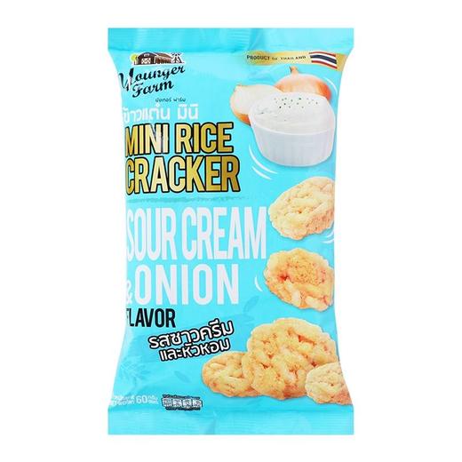 Younger Farm泰青农场 酸奶油洋葱味米饼 60g/袋 商品图0