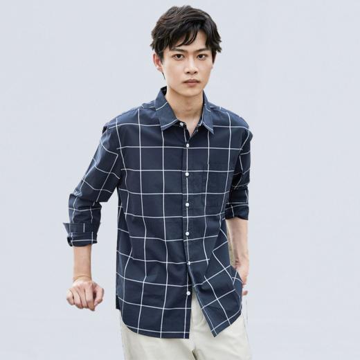 佐丹奴男装01042002纯棉口袋长袖衬衫01042002 商品图3