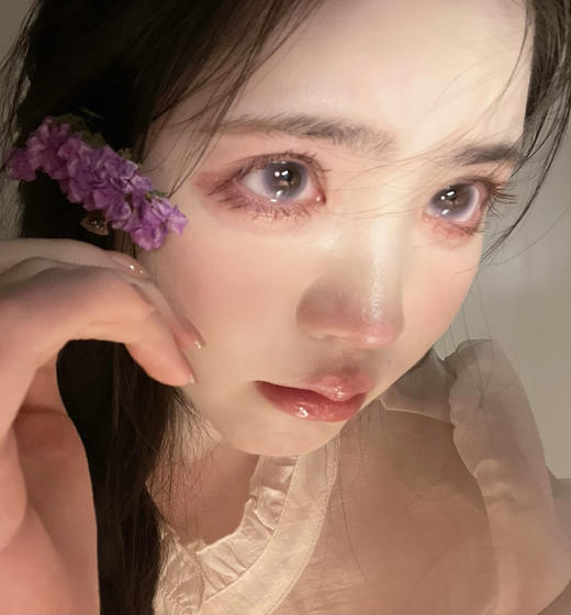 【大直径半年抛】LOVEIIKIRA-芋波波紫-14.5mm【半年抛 0-1000度 含有525/575】着色13.8mm 商品图3