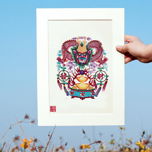 【守忆中国年】蔚县剪纸窗花 非遗手工新年剪纸居家装饰摆件礼物 商品图3