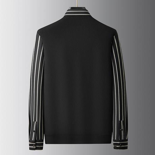 【加绒假两件】【新款DDA】大依优型大码男士假两件长袖T恤商务休闲上衣加肥加大胖子舒适 商品图2