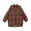 谜底红色格子羽绒服女2024冬新品复古风宽松加厚面包服244MY1491 商品缩略图4