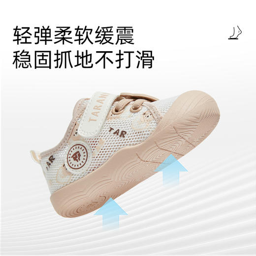 泰兰尼斯童鞋春季新款步前鞋男宝宝婴儿鞋女童防滑软底新生宝宝鞋  T24B5A5732 商品图3