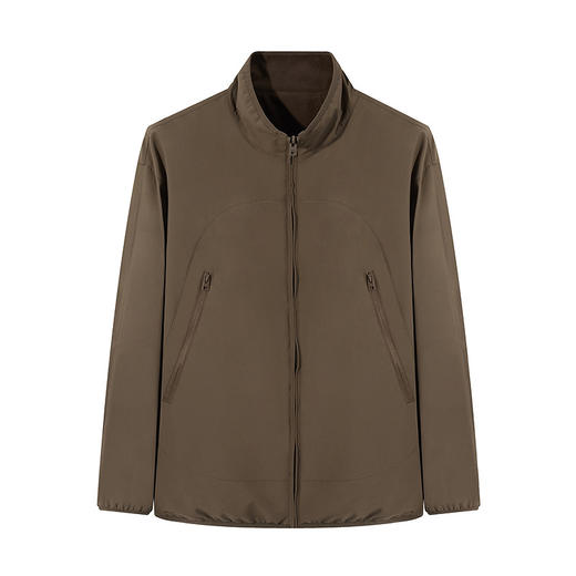 【三防】柒牌摇粒绒夹克男秋冬新款两面穿休闲百搭男士立领厚外套	127K71300 商品图4