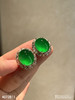 老坑玻璃种帝王绿蛋面耳钉【4072811】具体价格微信咨询 商品缩略图0