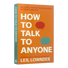 遇谁都能聊得开 英文原版书 How to Talk to Anyone 跟任何人都能聊得来 英文版 92个社交沟通小技巧 莉尔朗兹 正版英语书