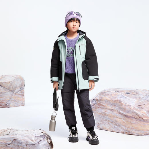 【轻薄5~15℃】男女童户外型保暖羽绒裤冬季新款安奈儿童装实体店同款AM446784 商品图3