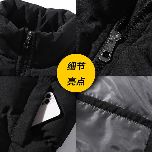 秋冬季 【棉衣男面包服】港风宽松立领棉服 男女百搭棉袄外套ins 商品图2