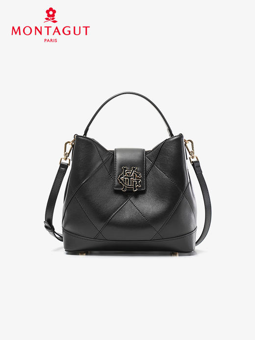 梦特娇女包新款包包羊皮小香风单肩包手提女包 商品图6