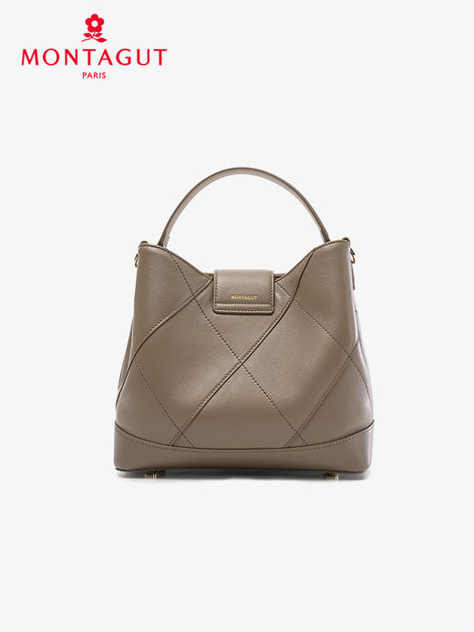 梦特娇女包新款包包羊皮小香风单肩包手提女包 商品图3