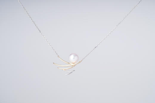 「巢」Akoya珍珠14k金项链 商品图2