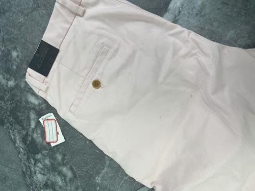 瑕疵Brooks Brothers/布克兄弟 Clark 男士棉混纺纯色斜纹布休闲长裤 商品图1