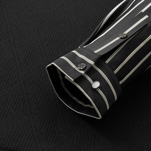 【加绒假两件】【新款DDA】大依优型大码男士假两件长袖T恤商务休闲上衣加肥加大胖子舒适 商品图4