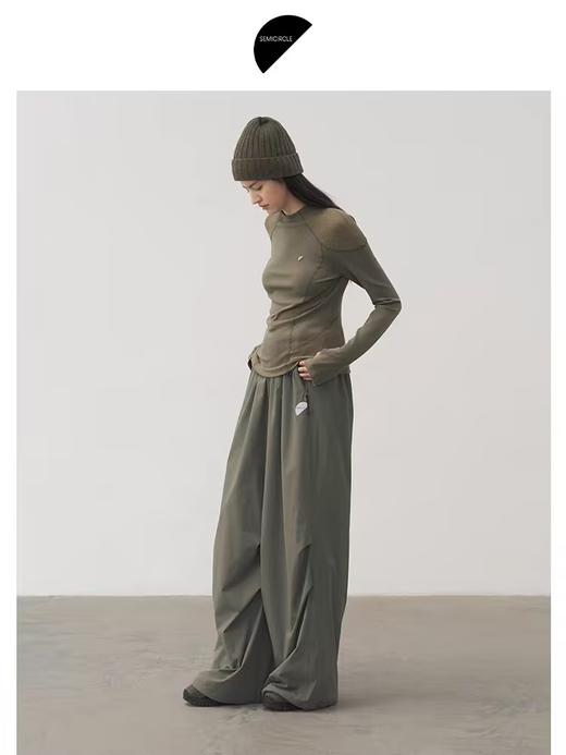 半圆/D24401728/冬季加绒保暖针织打底衫女T恤 商品图2