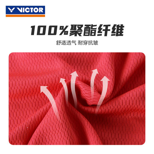 VICTOR威克多丹麦公开赛纪念商品羽毛球服 速干衣针织T恤 T-DO2401 商品图2