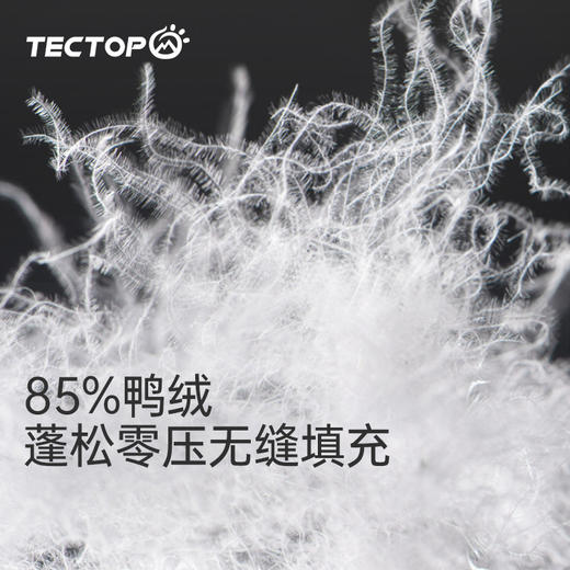 【168起秒杀】探拓户外白鸭绒轻薄羽绒服男女拼接短款外套防钻绒防水立领羽绒衣 商品图3