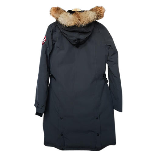【95新】Canada Goose加拿大鹅2506L深灰色Kensington修身款派克大衣连帽羽绒服S码女士现售价：4700！121124TJ14 商品图1
