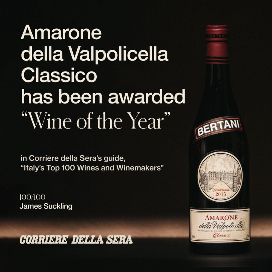 重磅！2024全球葡萄酒之首 Bertani Amarone della Valpolicella Classico  贝塔尼阿玛罗尼经典红葡萄酒2013