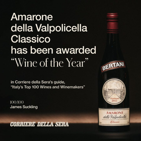 重磅！2024全球葡萄酒之首 Bertani Amarone della Valpolicella Classico  贝塔尼阿玛罗尼经典红葡萄酒2013