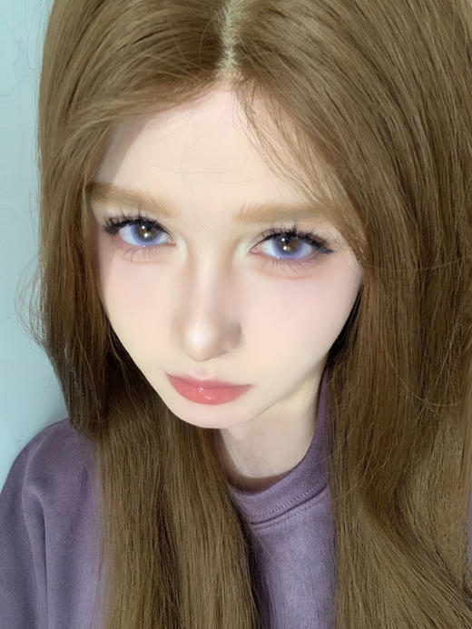 【大直径半年抛】LOVEIIKIRA-芋波波紫-14.5mm【半年抛 0-1000度 含有525/575】着色13.8mm 商品图5