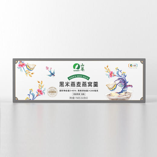 中粮山萃黑米燕麦燕窝羮756g（252g*3） 商品图0